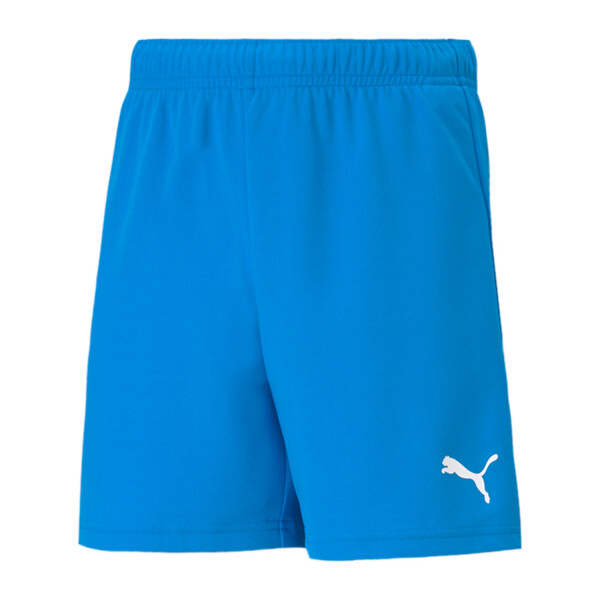 Puma teamRISE Short Jr Electric Blue Lemonade White