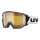 Uvex athletic LGL Skibrille black matt Lasergold lite S2/Deck blue