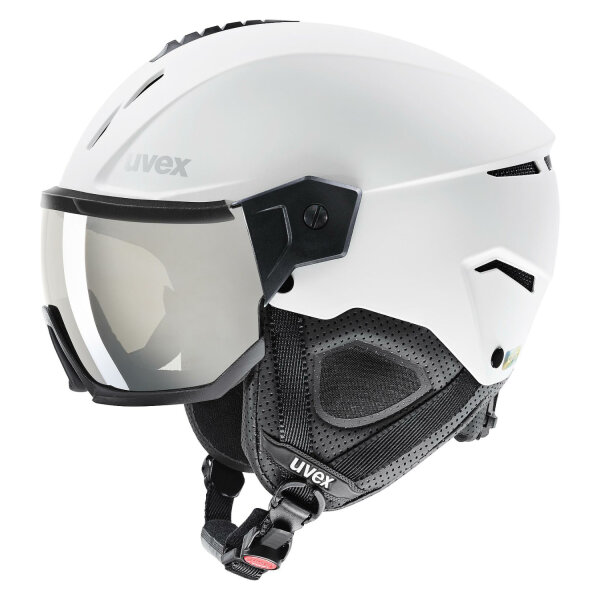 Uvex instinct visor Skihelm white black matt