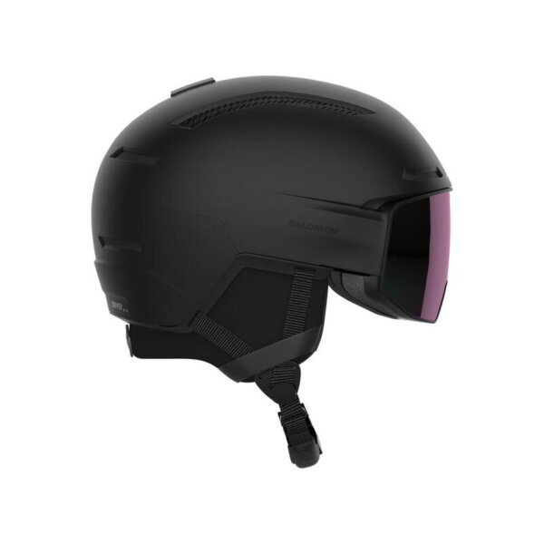 Salomon Helm DRIVER PRO SIGMA black/Univ EM Visier-Skihelm L 59-62