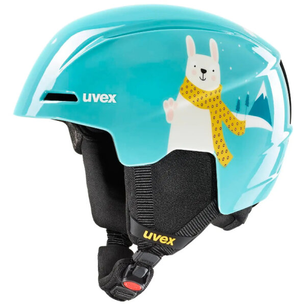 Uvex Viti Kinderskihelm turquoise rabbit