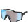 Scott SHIELD Sonnenbrille black matt / blue chrome