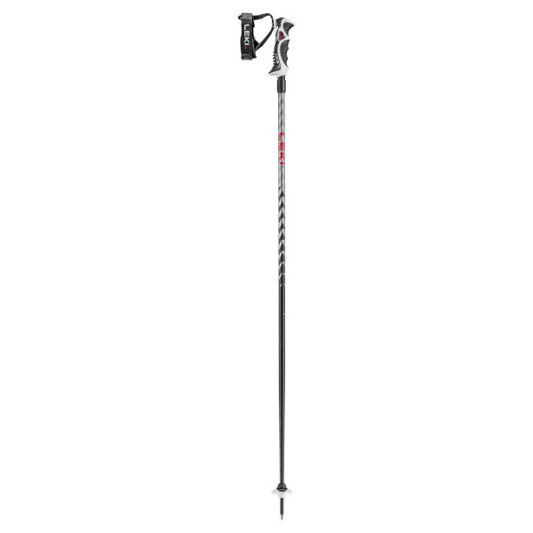 Leki Hot Shot S Skistock black-gray-bright-red