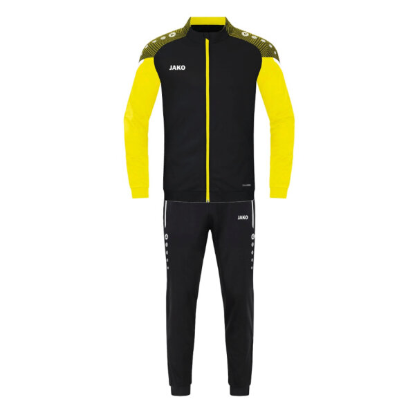 Jako M9821-511 Trainingsanzug Polyester Performance schwarz/soft yellow