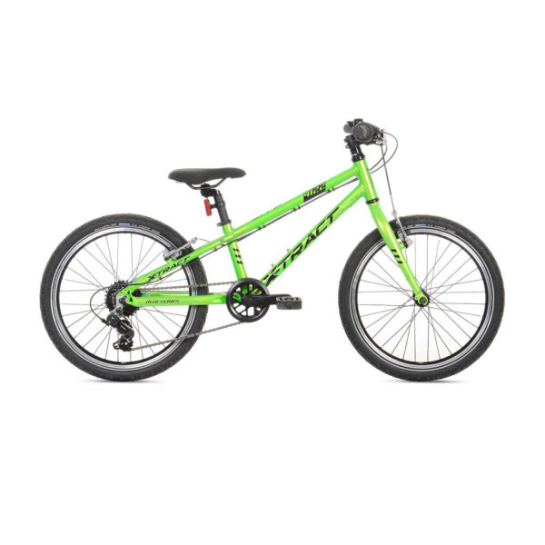 X-TRACT LITE 4122, Alu Jugend MTB 20&quot; gr&uuml;n glanz Dekor schwarz