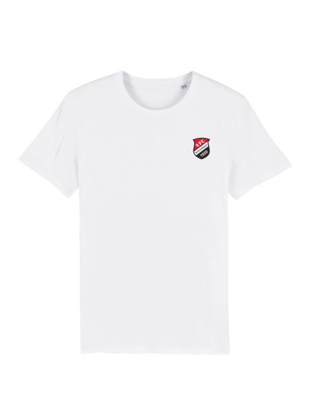 T-Shirt FC Schnaittach Klassisch Logo Unisex Wei&szlig;