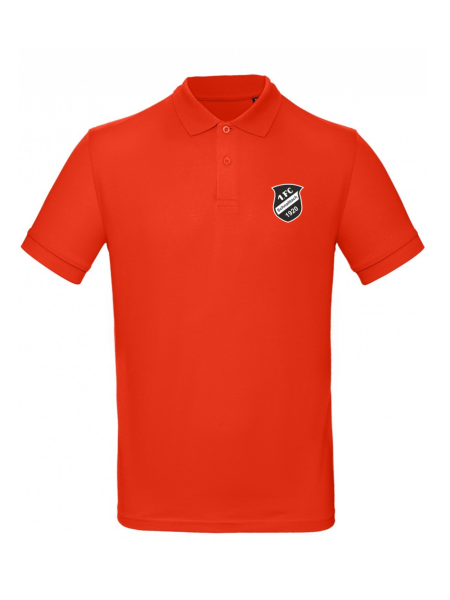 Polo Shirt FC Schnaittach Schwarz Wei&szlig; Logo Unisex Rot