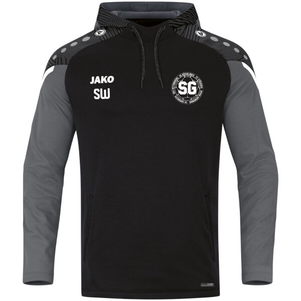 Jako Kapuzensweat Performance 6722-804 schwarz/anthra light Rüsselbach XL