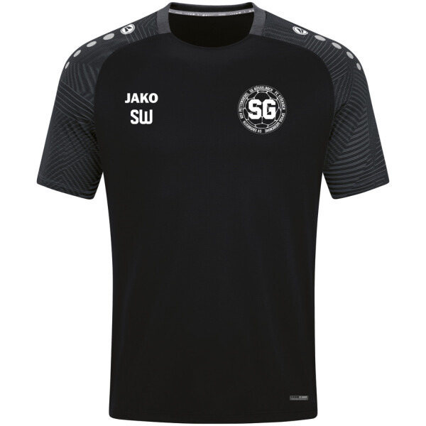 Jako T-Shirt Performance 6122-804 schwarz/anthra light R&uuml;sselbach