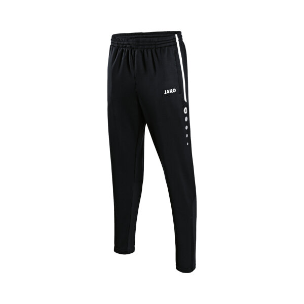 Jako Trainingshose Active Erwachsene schwarz/wei&szlig; 8495-08