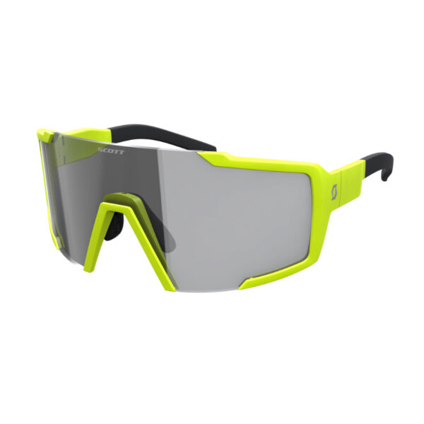 Scott Shield LS Sonnenbrille yellow matt/grey light sensitive