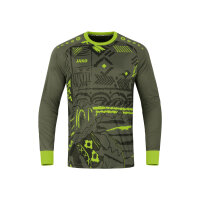 Jako TW-Trikot Tropicana khaki/neongrün
