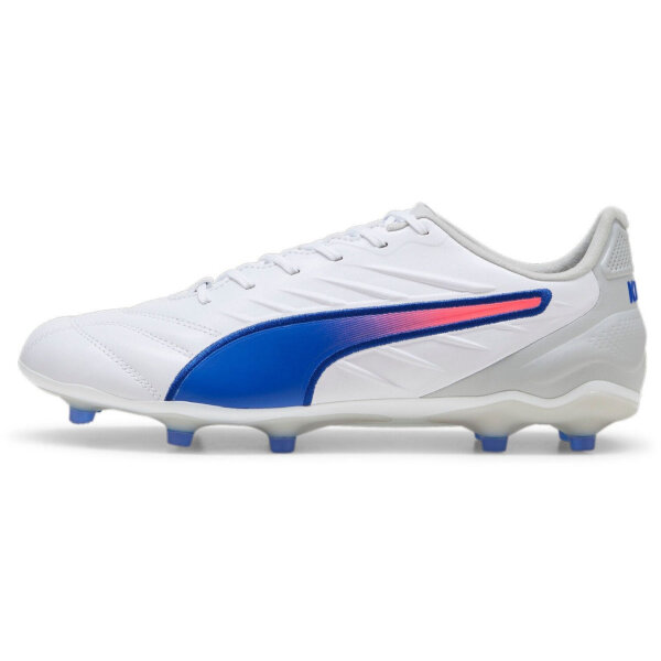 Puma King Pro FG/AG 107862-02 white-bluemazing Fussballschuh