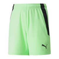 Puma teamLIGA Shorts Jr/Fizzy Lime-Puma Black