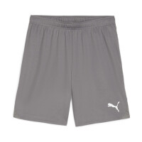 Puma teamGoal Shorts Jr/Cast Iron-Puma White