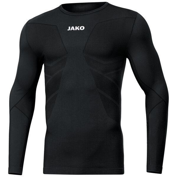 Jako Longsleeve Compfort 2.0 schwarz 6455-08 JFG Schnaittach XL