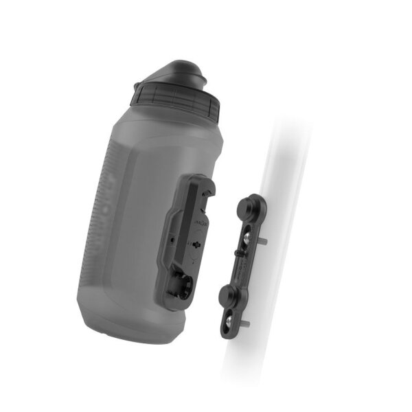 Fidlock Twist bottle 750 compact+bike base transparent black