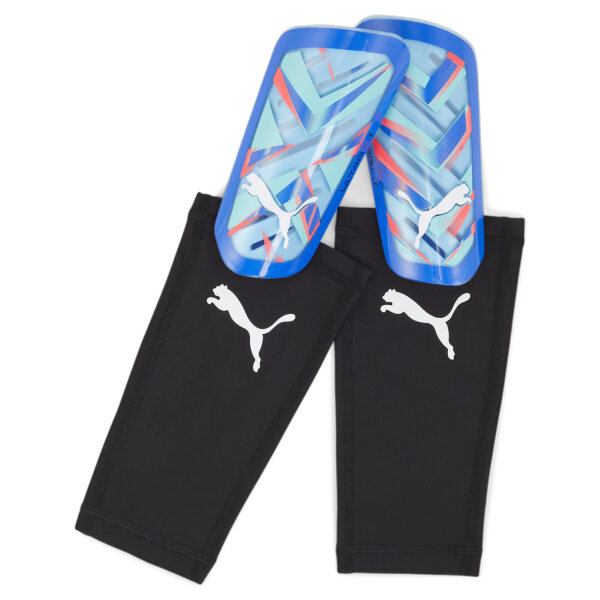 Puma Ultra Flex Sleeve / Blueamazing-Electric Peppermint Schienbeinschoner