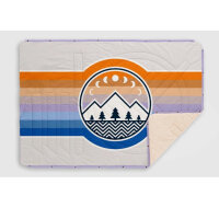 Voited Fleece Outdoor Camping Blanket CampVibes Powder