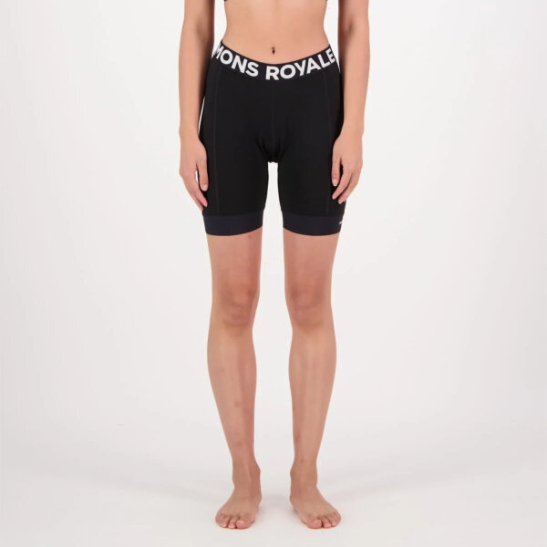 Mons Royale Womens Epic Merino Shift Bike Short Liner Black