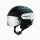 Head Radar Visierhelm Black/White M/L
