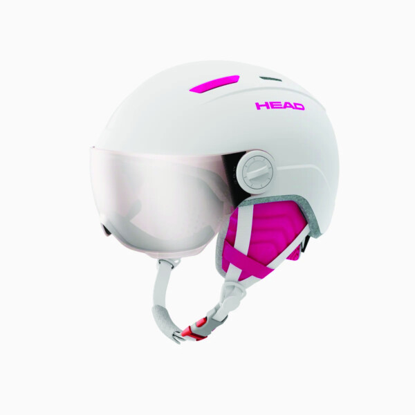 Head Maja Visor Kinderskihelm white mit Visier