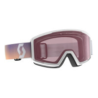 Scott Goggle Factor White/Soft pink/Enhancer Skibrille