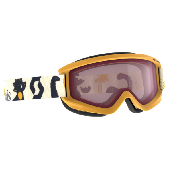 Scott Goggle JR Agent Yellow/White/Enhancer Kinderskibrille