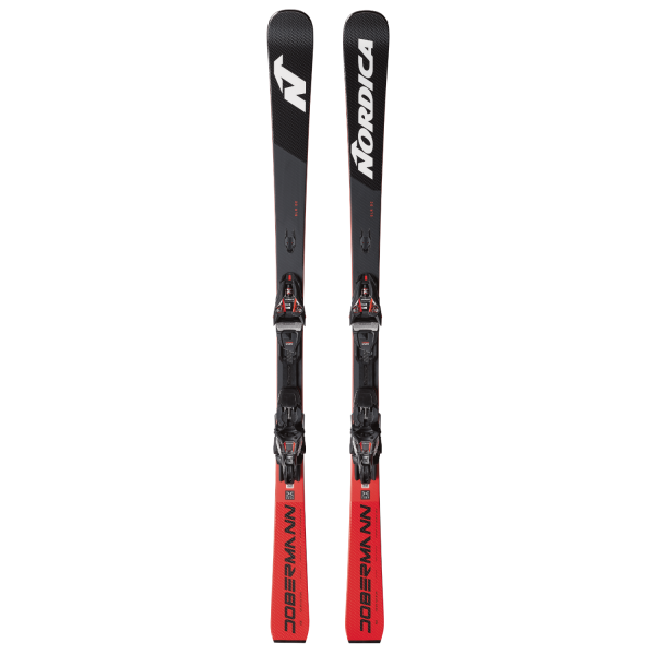 Nordica Dobermann SLR DC + XCell 14 FDT Slalomski Schwarz/Rot 2025 165 cm