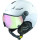 CP Coya Plus Skihelm in Snowwhite s.t mit dl vario wp mirror Visier 53-55 cm