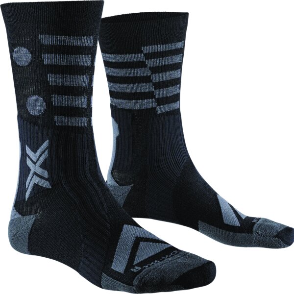 X-Socks Bike Perform Crew Opal Black/Arctic White