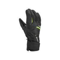 Leki Vision GTX Skihandschuh black-lime