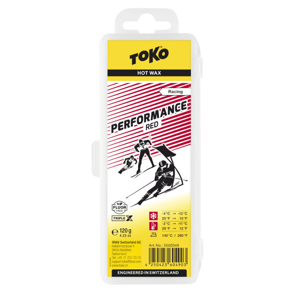 ToKo Performance red Wax Heißwachs 120g
