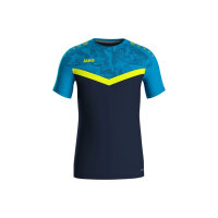 Jako T-Shirt Iconic 6124-914 marine/blau/neongelb ASV...