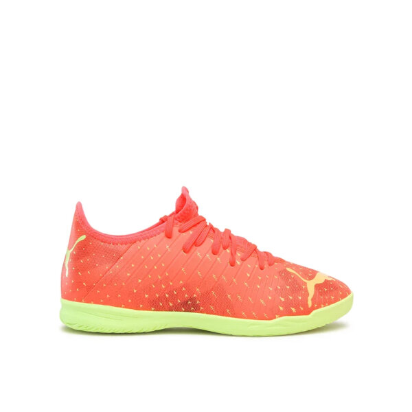 Puma Future Z 4.4 IT 107008-03 Hallenfussballschuh Fiery Coral-Fizzy Light Black-Salmon