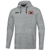 Jako Kapuzensweat Base hellgrau/meliert Old Stars 6765-41 M