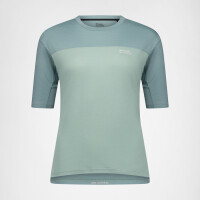 Mons Royale Diversion Merino Bike Jersey Short Sleeve-Dew / Desert Sage-Womens M