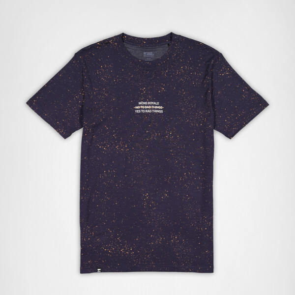 Mons Royale Mens Icon Merino Classic T-Shirt Cosmic XL