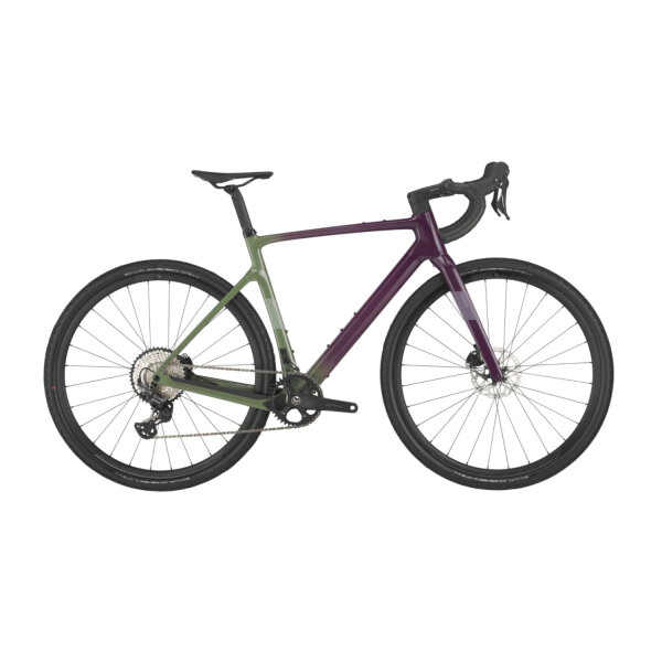 Scott Addict Gravel 40 olivine/green/blackberry purple