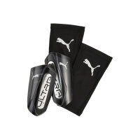 Puma Ultra Flex Sleeve Black/Silver Schienbeinschoner