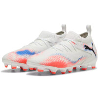 Puma Future 8 Match FG/AG Jr White-Puma Black-Glowing Red...