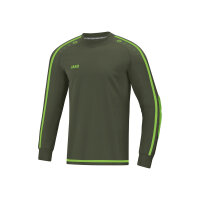 Jako TW-Trikot Striker 2.0 khaki/neongrün