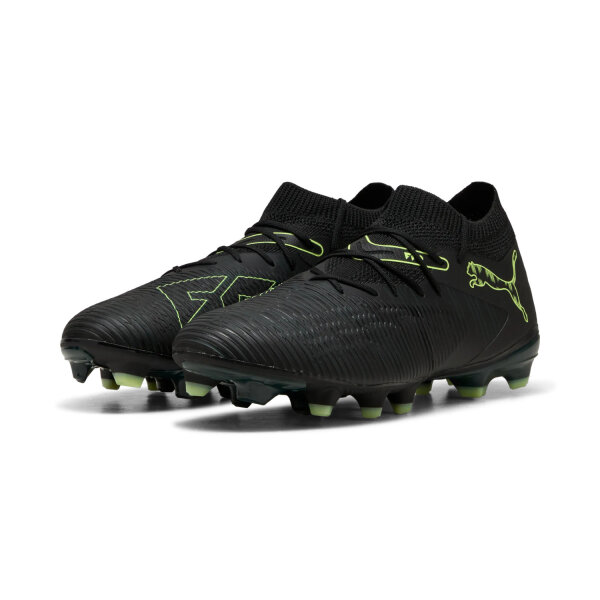 PUMA Future 8 Match FG/AG / Puma Black-Fizzy Light-Green Terrain Fußballschuh