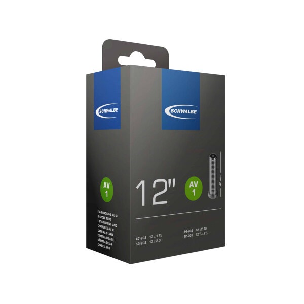 Schwalbe 14" AV1 Auto Ventil Fahrradschlauch