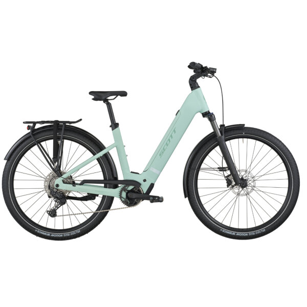 Scott Sub Sport 20 Wave e-Bike Mint Green Bosch PX Motor 800Wh Trekking