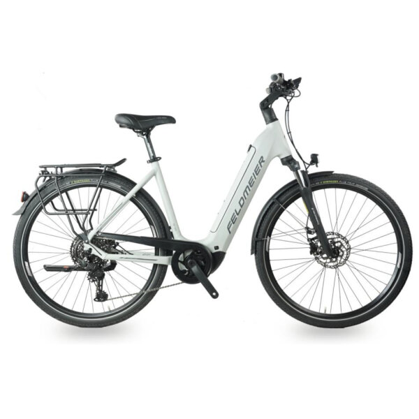 Feldmeier Fe 18Ti eTrekking Pedelec hellgrau 800Wh Bosch Performance