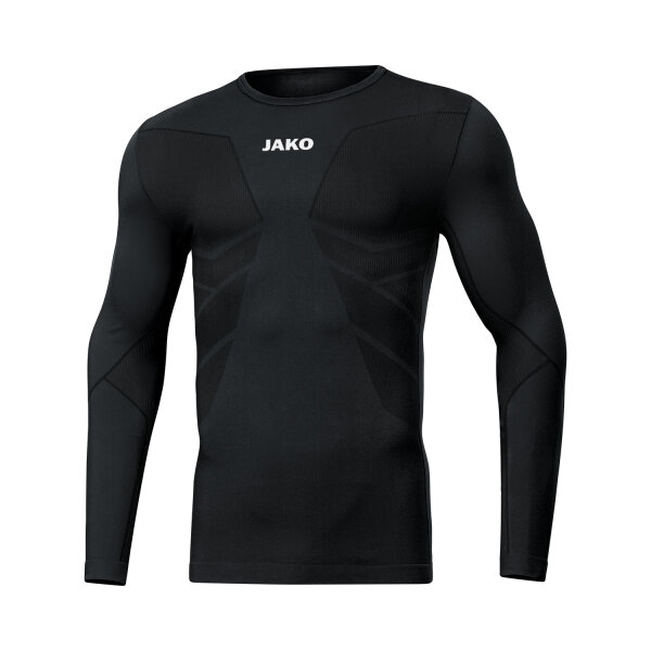 Jako Longsleeve Comfort Recycelt 6456-800 schwarz
