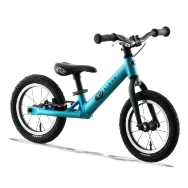 KUbikes 12 Kinder Laufrad türkis glitter