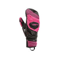 Leki HS WCR Venom 3D Junior Mitt Black-Pink Skihandschuhe