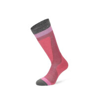 Lenz think about merino winter Skisocke Kids rosa